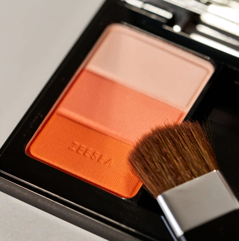 ZEESEA - Three-Color Concealer Blusher - Vigour Orange