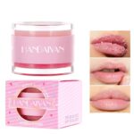 HANDAIYAN 2in1 Lip Scrub and Lip Balm- Exfoliator, Moisturizer-Lip Sleeping Mask & Sugar Lip Scrub