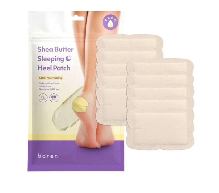 Shea Butter Sleeping Heel Patch, 10pcs